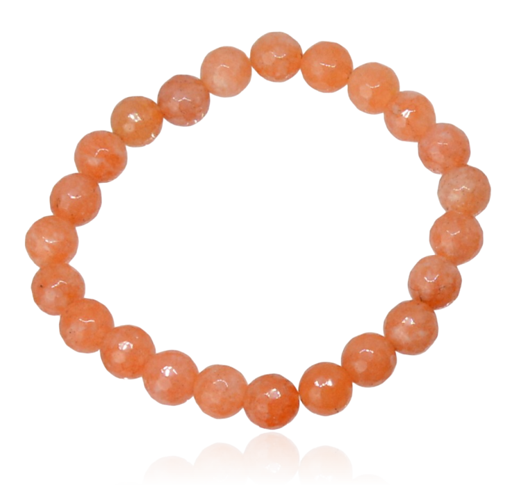 Bransoletka z jadeitu kulki szlif 8 mm