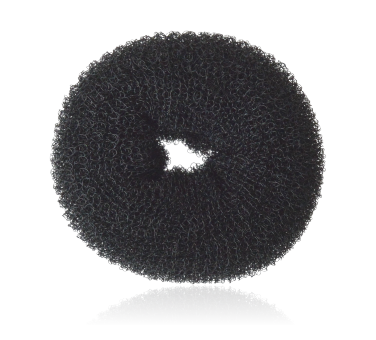 Średni wypełniacz do koka 8 cm czarny