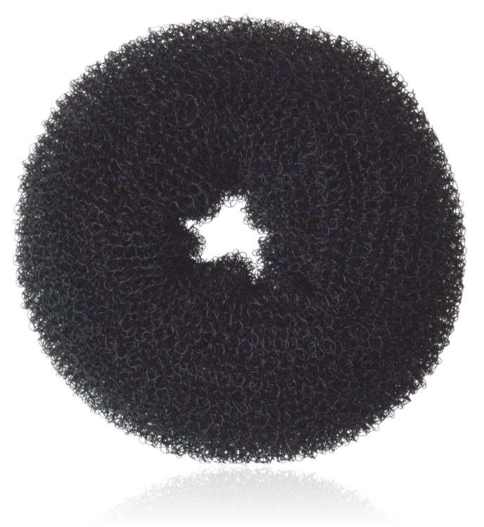Duży wypełniacz do koka 9,5 cm czarny