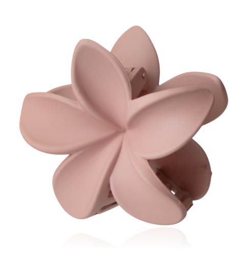 Spinka szczęka kwiat matowy pudrowy róż