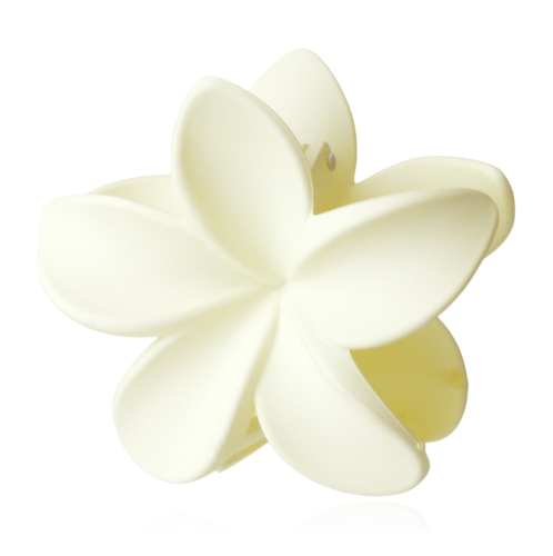 Spinka szczęka kwiat matowy ecru