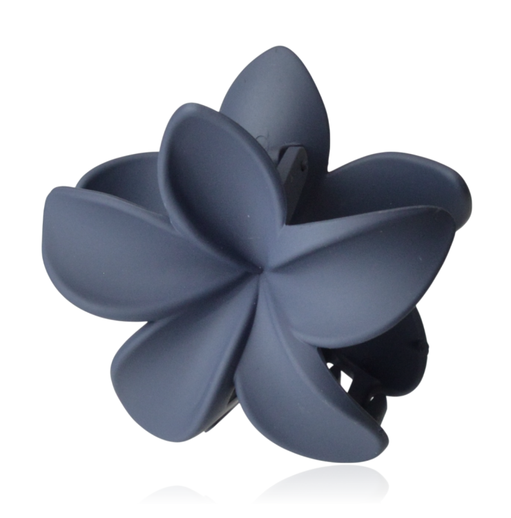 Spinka szczęka kwiat matowy granatowy