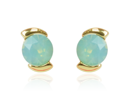 Kolczyki Colibra P7990Au Swarovski Pacific Opal 390