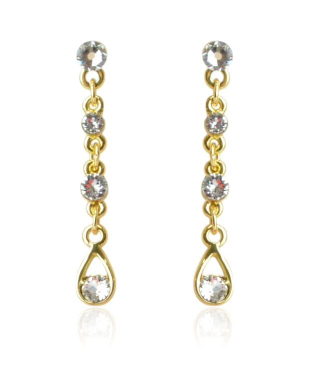 Kolczyki Colibra P9492Au Swarovski Elements