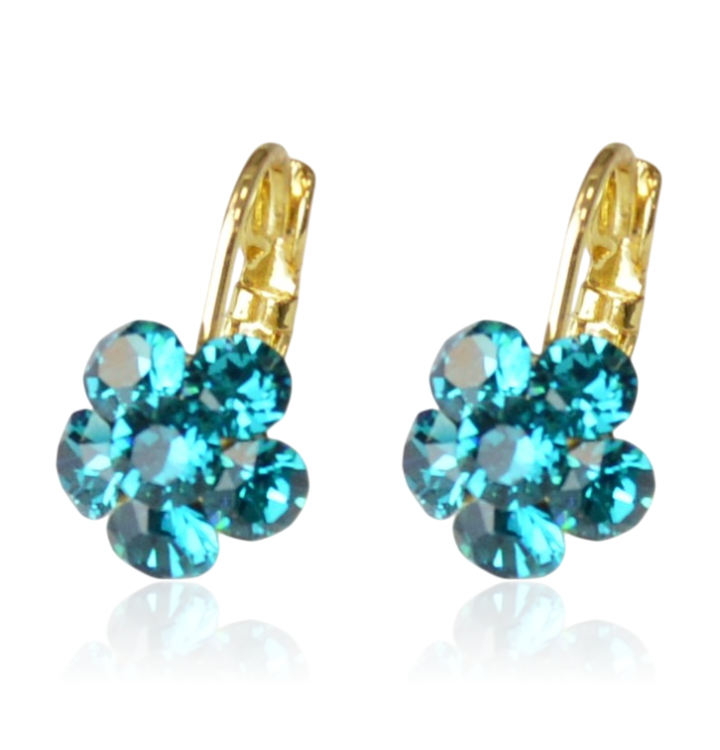 Kolczyki pozłacane Colibra P11081Au Swarovski-229