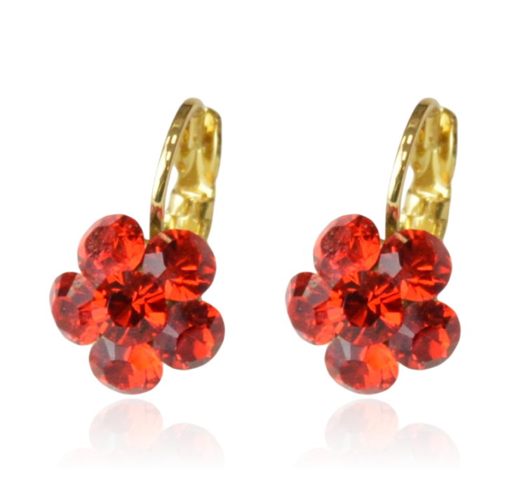 Kolczyki pozłacane Colibra P11081Au Swarovski-227