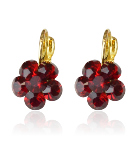 Kolczyki pozłacane Colibra P11081Au Swarovski-208