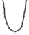 Naszyjnik I-rzędowy z kryształków fasetowanych czarny