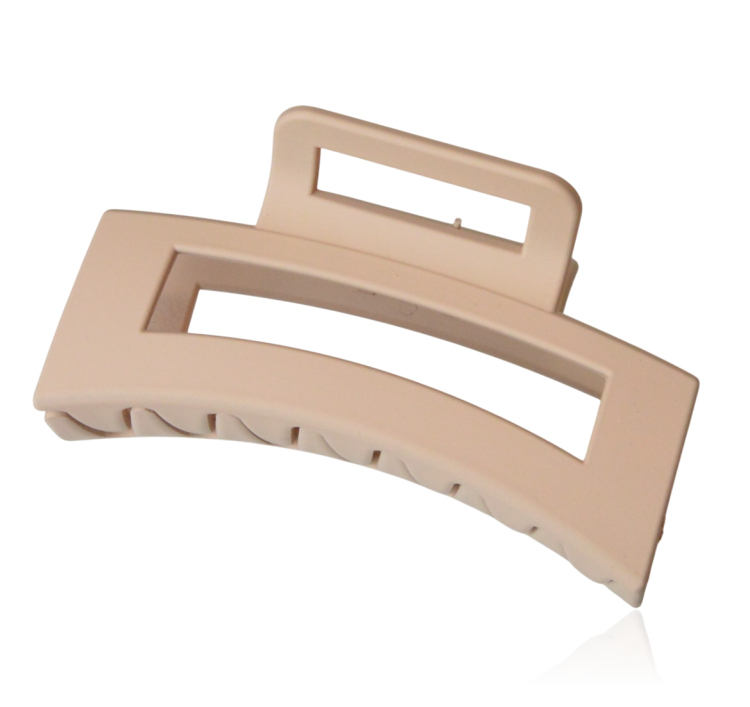 Spinka szczęka kauczukowa prostokątna pudrowy beż