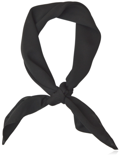 Szyfonowa apaszka 75 cm czarna