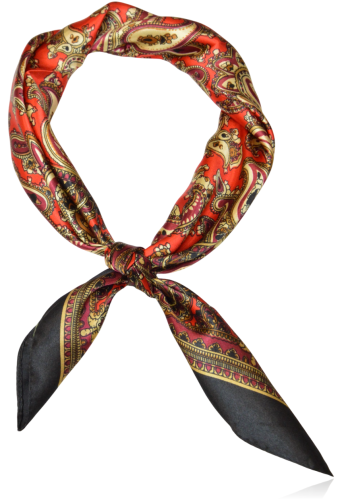 Mała apaszka gawroszka z domieszką jedwabiu Indian Paisley
