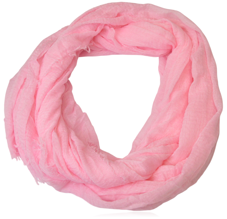 Lekki szal wiskozowy muślin baby pink