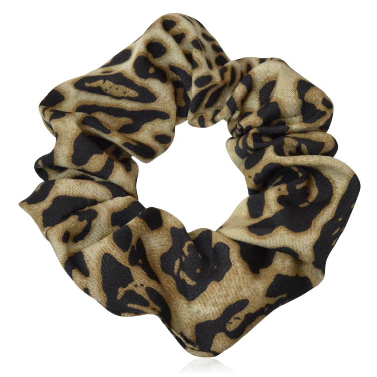 Gumka do włosów scrunchie panterka