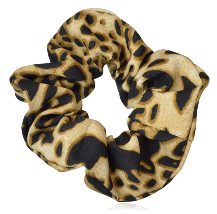 Gumka do włosów scrunchie panterka