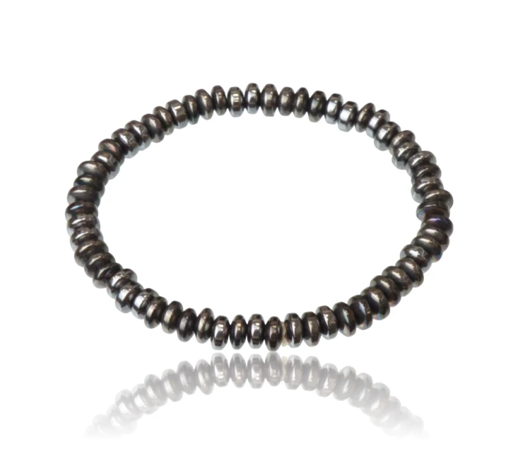 Bransoletka Hematyt Oponka 6mm Na Gumce