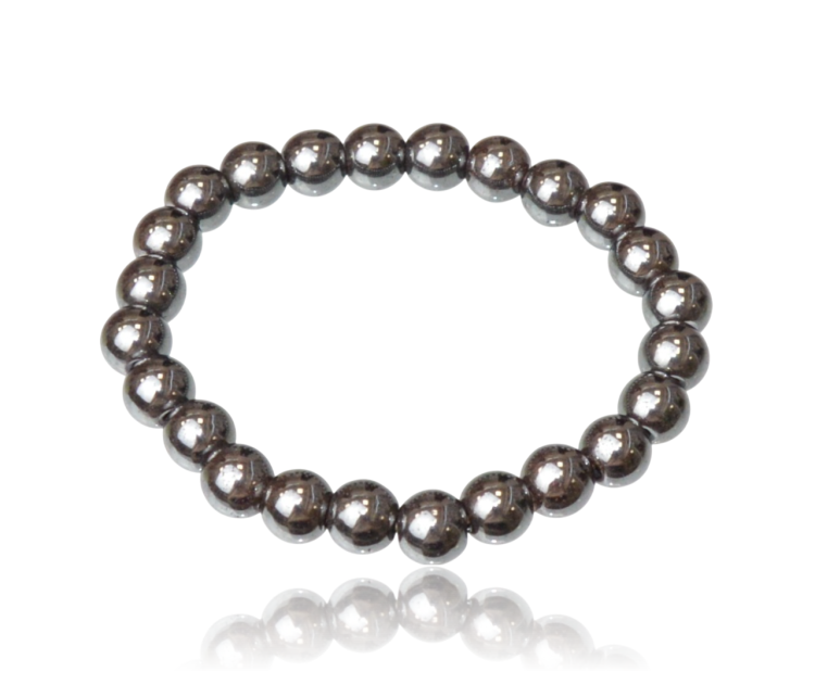 Bransoletka Hematyt Kulki 8mm Na Gumce